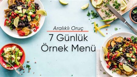 Aralıklı Oruç ve Diyet Planlama